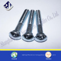 for pipe blue zinc plated oval neck track bolts